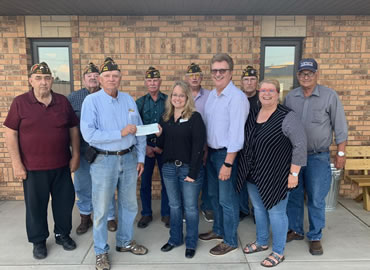 VFW Gives to the DCB Nursing Program