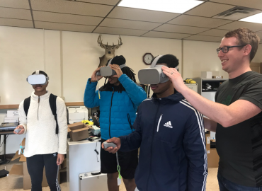 DCB Receives Virtual Realty Headsets