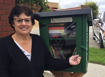 A Third Little Free Library Installed