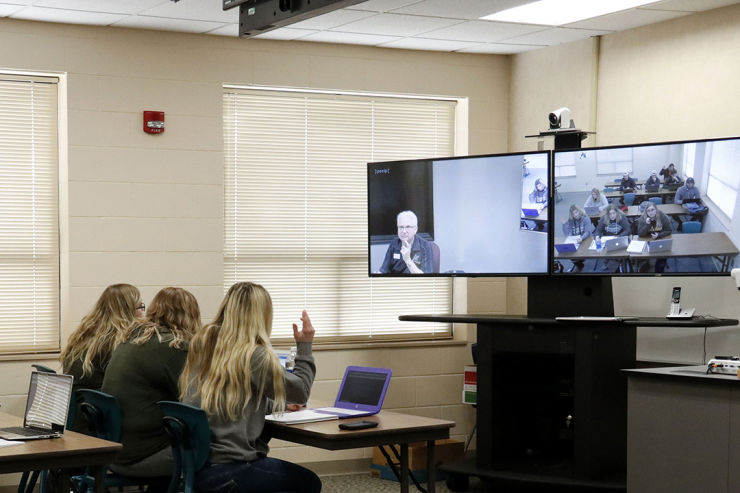 IVN room with students